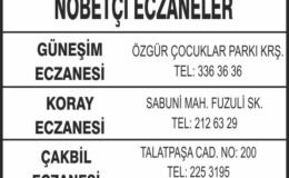Nöbetçi Eczaneler