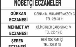 Nöbetçi Eczaneler