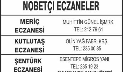 Nöbetçi Eczaneler