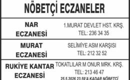 Nöbetçi Eczaneler
