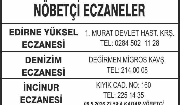 Nöbetçi Eczaneler