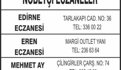 Nöbetçi Eczaneler