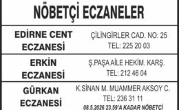 Nöbetçi Eczaneler