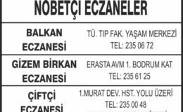 Nöbetçi Eczaneler