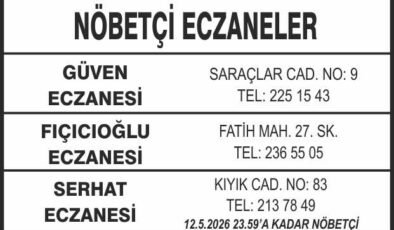 Nöbetçi Eczaneler