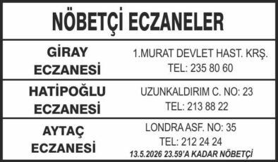 Nöbetçi Eczaneler