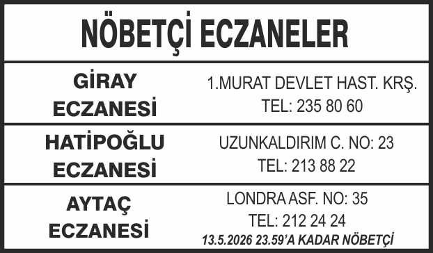 Nöbetçi Eczaneler