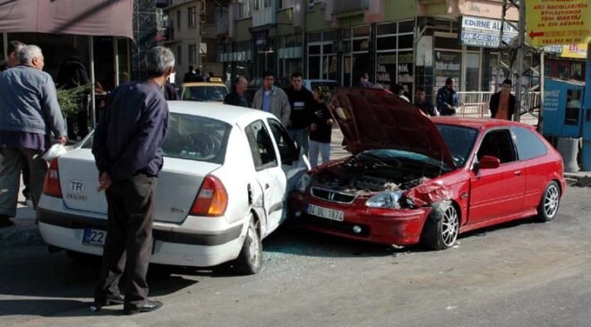Edirne’de 2025’te 1279 ölümlü yaralanmalı trafik kazası