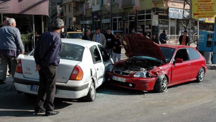 Edirne’de 2025’te 1279 ölümlü yaralanmalı trafik kazası