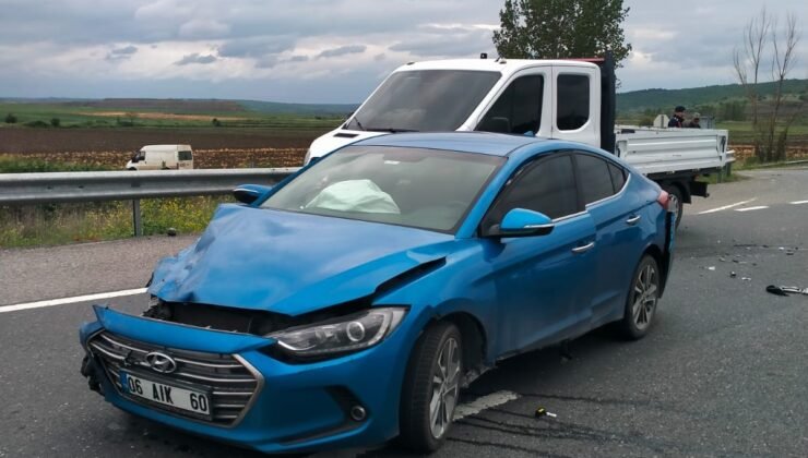 Enez Kaymakamı trafik kazası geçirdi!