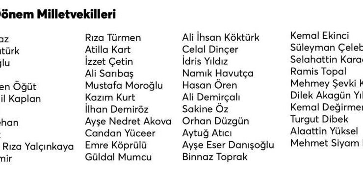 CHP 24. Dönem Milletvekilleri’nden Mutlak Butlan’a ret!