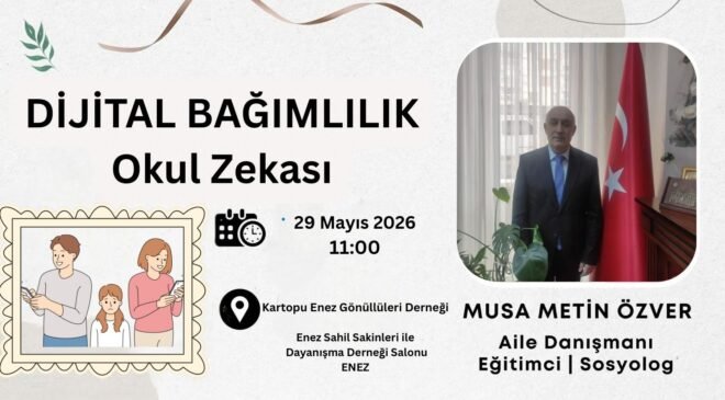 Enez’de anne-babalara Digital Bağımlılık Semineri