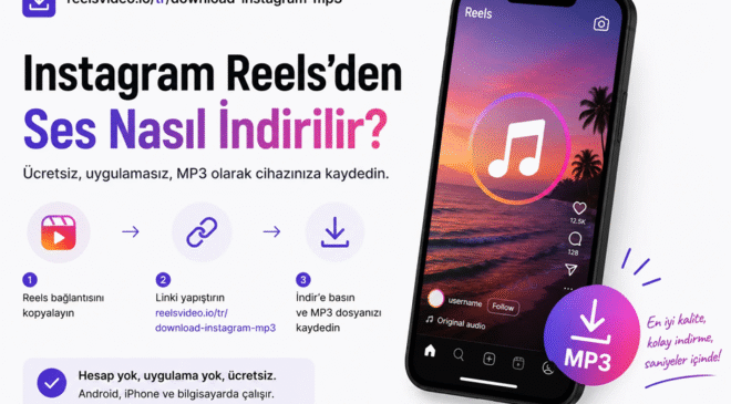 Instagram Reels’den Ses Nasıl İndirilir — Ücretsiz MP3