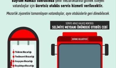 Mezarlık ziyareti için servis