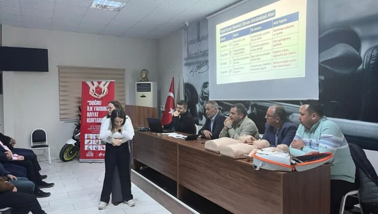 Serhad Birlik ilk yardım eğitiminde