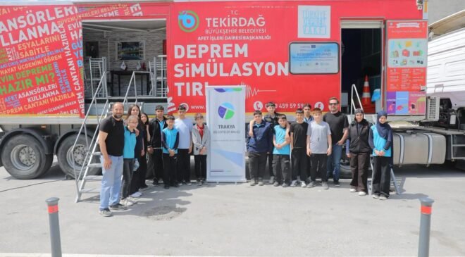 Gezici Deprem Simülasyon TIR’ı Edirne’de