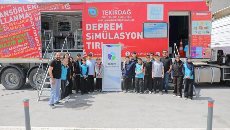 Gezici Deprem Simülasyon TIR’ı Edirne’de