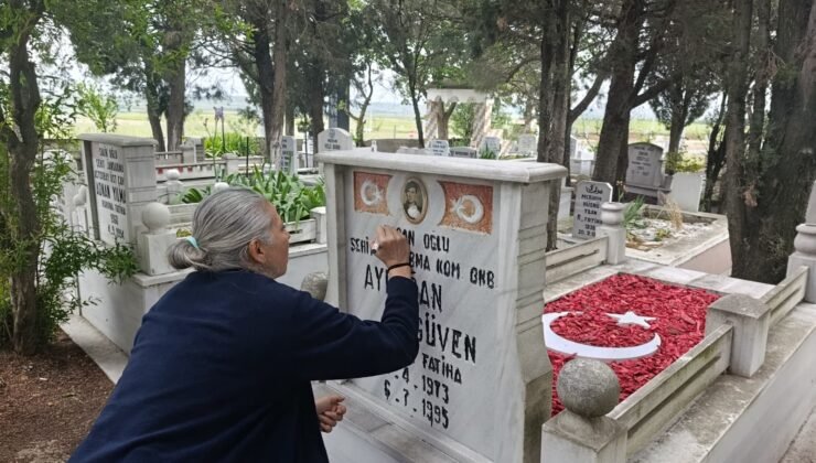 Uzunköprü’de şehit kabirlerinde bakım
