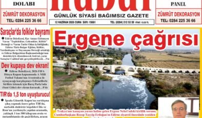 12 Haziran 2026 Cuma Hudut Gazetesi