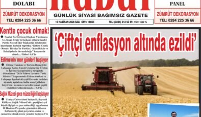 16 Haziran 2026 Salı Hudut Gazetesi