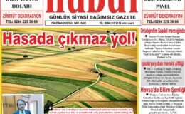 2 Haziran 2026 Salı Hudut Gazetesi