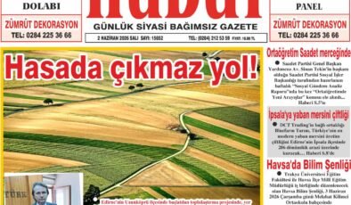 2 Haziran 2026 Salı Hudut Gazetesi