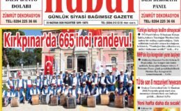 29 Haziran 2026 Pazartesi Hudut Gazetesi