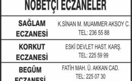 Nöbetçi Eczaneler
