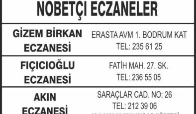 Nöbetçi Eczaneler