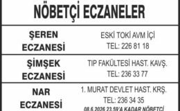 Nöbetçi Eczaneler