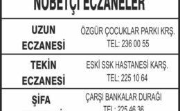 Nöbetçi Eczaneler