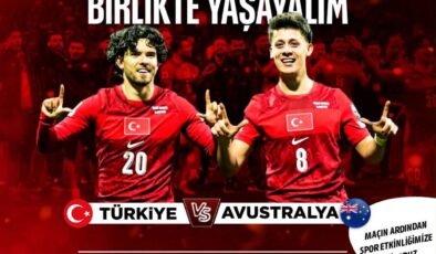 Milli maç dev ekranda