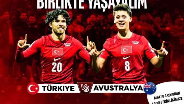 Milli maç dev ekranda