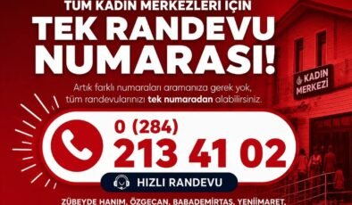 Kadın Merkezleri hizmetlerine tek randevu numarası