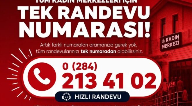 Kadın Merkezleri hizmetlerine tek randevu numarası