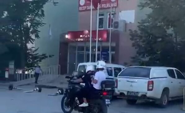 Keşan’da motosikletli polisten ‘sınav’ mesaisi!
