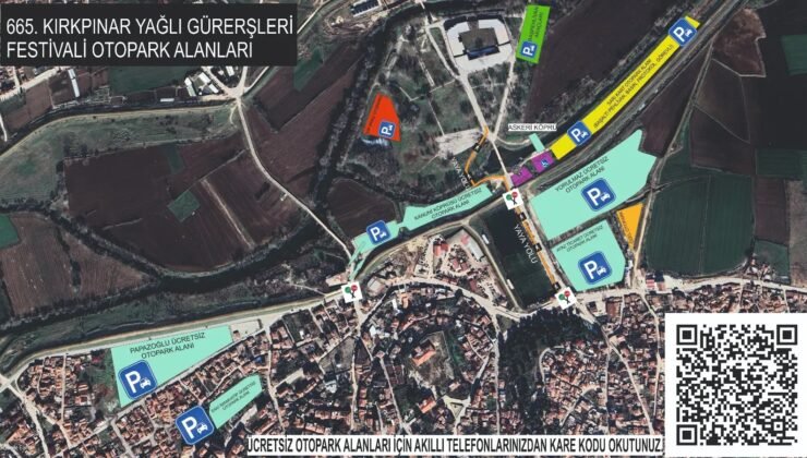 Kırpınar’a özel ücretsiz otoparklar