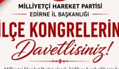 MHP’de ilçe kongreleri yarın başlıyor