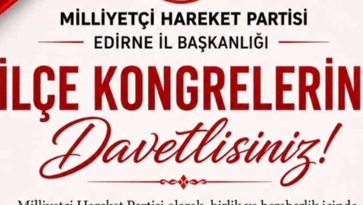 MHP’de ilçe kongreleri yarın başlıyor