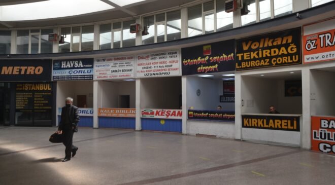 Otogar’da 5 yazıhane kiralık