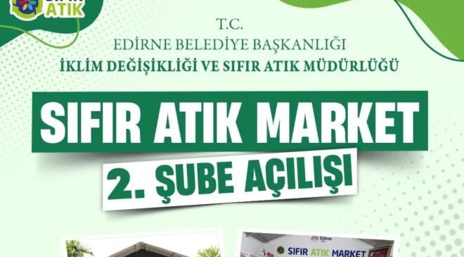 İkinci Sıfır Atık Market Şükrüpaşa’ya