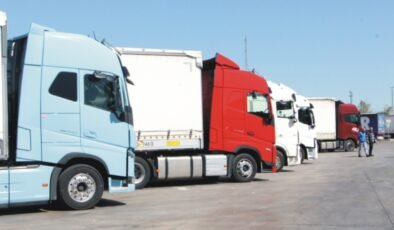 TIR trafiğinde gerileme!