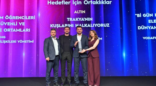 TREDAŞ’a Altın Ödül
