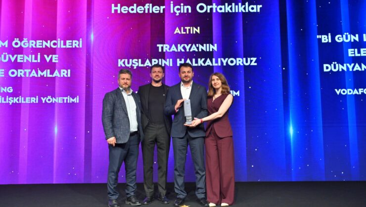 TREDAŞ’a Altın Ödül