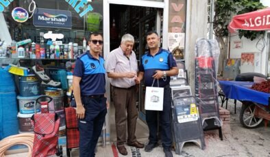 Esnafa kırmızı dipli mumla davet!