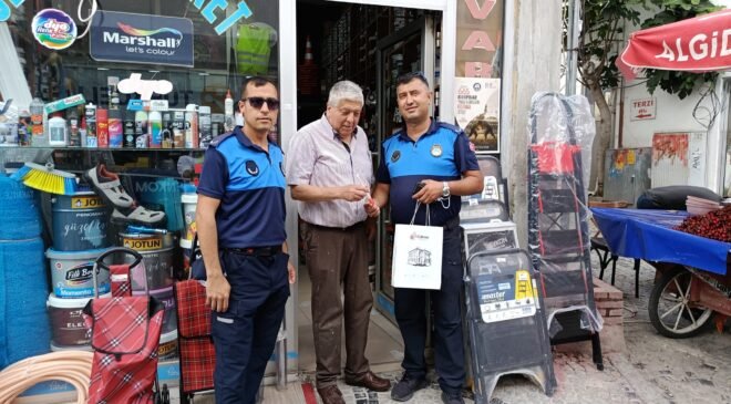 Esnafa kırmızı dipli mumla davet!
