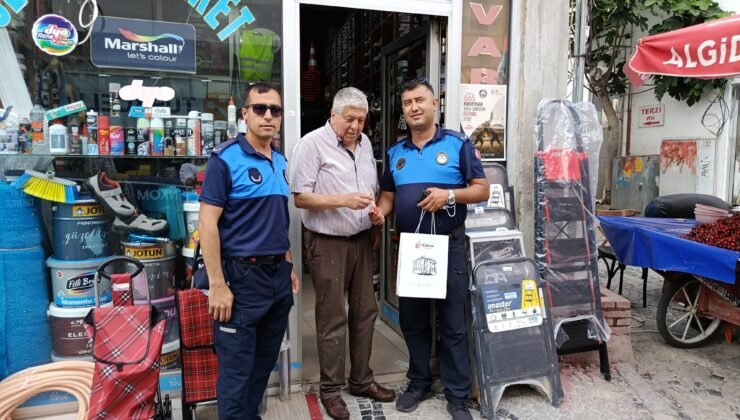 Esnafa kırmızı dipli mumla davet!