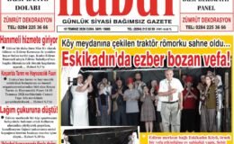 10 Temmuz 2026 Cuma Hudut Gazetesi