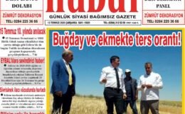 15 Temmuz 2026 Çarşamba Hudut Gazetesi