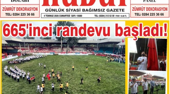 4 Temmuz 2026 Cumartesi Hudut Gazetesi